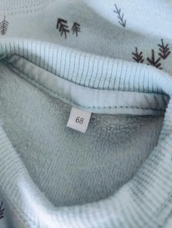 💎Blue sweater with warm interior patterns • 3-6 months • Zeeman 💎 – photo 5